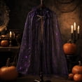 thumbnail image 4 of IAJDKMEK Women Halloween Costume Spider Web Cloak for Cosplay Party Role Play, 4 of 5