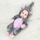 thumbnail image 2 of Muñeca bebé reborn de 10 pulgadas y 25 cm, muñeca princesa de silicona completa, juguete de baño para bebé con ropa, regalos lindos y realistas, juguete de elefante, 2 of 7