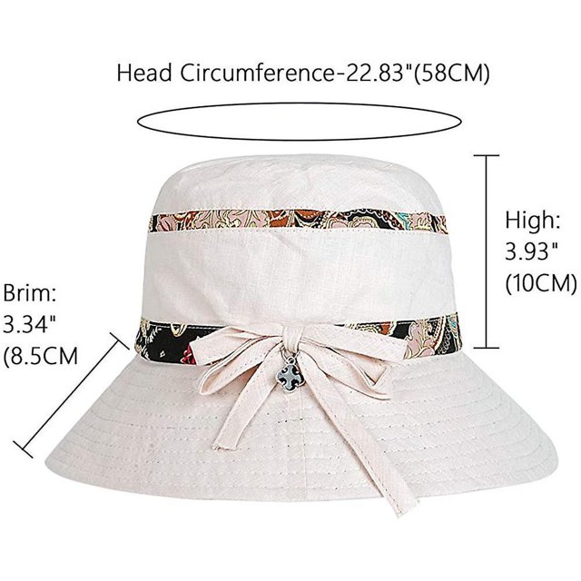 Sombrero de Cubo Floral YONGSHENG Talla Única Algodón