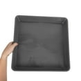 thumbnail image 5 of OUNONA 2pcs Grey Decorative Plant Trays with Drainage Feature, PP Material for Garden and Indoor Use, 5 of 7