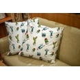 thumbnail image 6 of Set of 2 Watercolor Pattern Cactuses Handdrawn Cacti Isolated a White Background Throw Pillow Covers 18X18 Inch Decorative Pillow Cases for Couch Bedroom Living Room, 6 of 6
