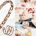 thumbnail image 2 of Wollet Copper Magnetic Bracelets for Women, 99.9% Pure Copper Jewelry Adjustable, 2 of 4