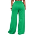 thumbnail image 5 of Stralyhd Womens Sweatpants Wide Leg Baggy Pants High Waist Workout Casual Fall Pants with Pockets Green M, 5 of 5