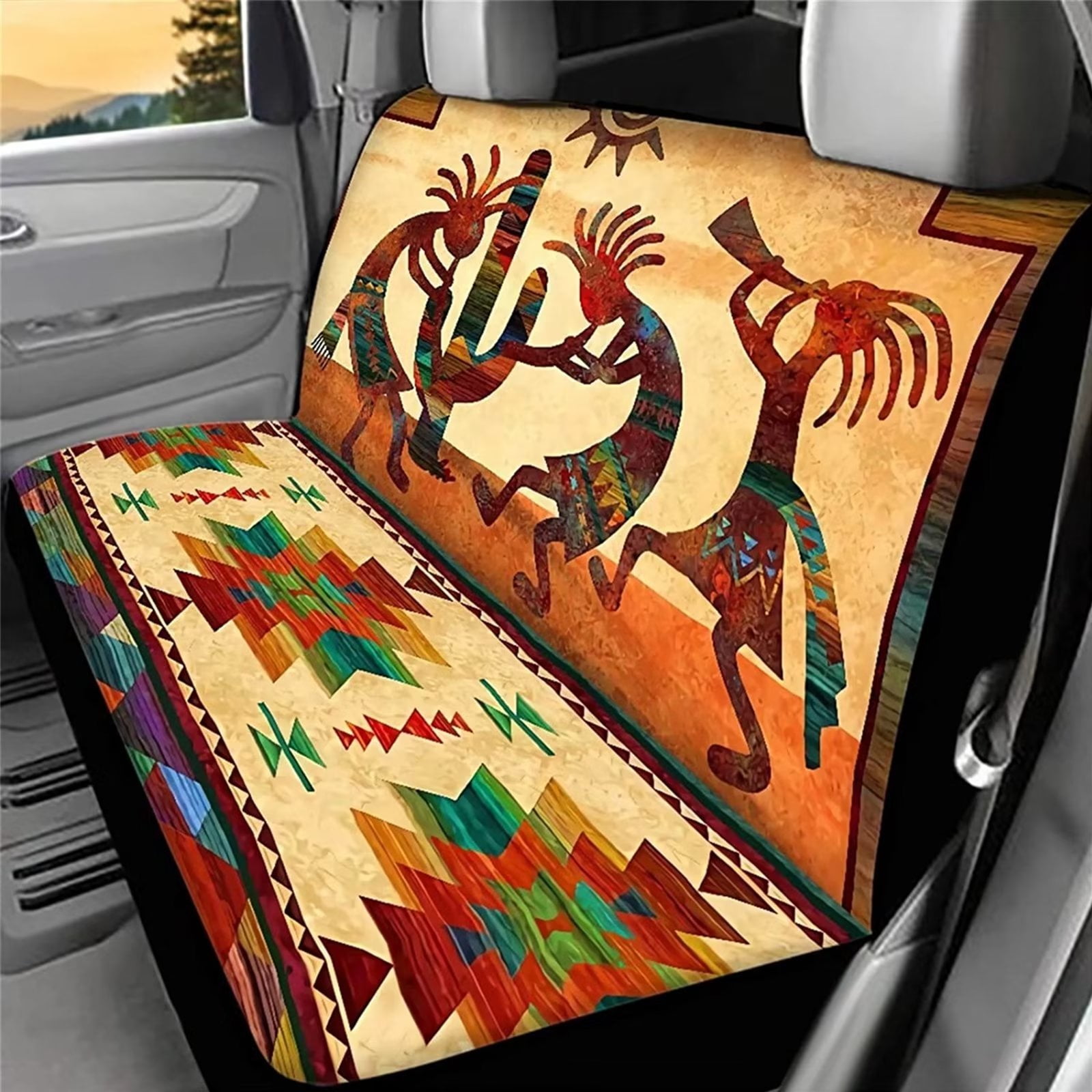 Binienty Aztec Seat Cover for Car for Women Saddle Blanket Seat Covers