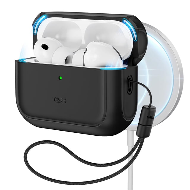 Funda para AirPods Pro 3 ESR MagSafe con protección contra caídas, color negro