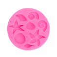 thumbnail image 1 of 1 molde de silicona para fondant con temática marina, concha de mar, estrella de mar, coral, moldes para hornear para decoración de tartas, chocolate, caramelo, arcilla polimérica, manualida, 1 of 4