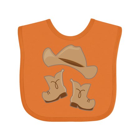 

Inktastic Western Style Boy Boots Gift Baby Boy or Baby Girl Bib