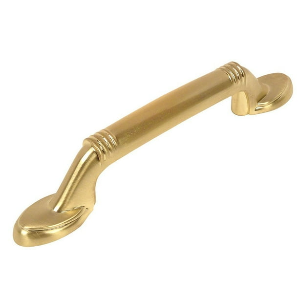Cosmas 4183BB Brushed Brass Hardware Handle Pull 3" Hole