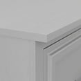 thumbnail image 5 of Woodland 40W Shoe Storage Bench with Doors in Cape Cod Gray - Engineered Wood, 5 of 9