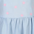 thumbnail image 6 of Richie House Girls' Summer Cotton Dress with Contrasting Stars RH2490, 6 of 7