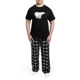 thumbnail image 5 of CafePress - Polar Bear Silhouette Pajamas - Men's Dark Loose Fit Cotton Pajama Set, 5 of 7