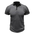 thumbnail image 2 of Miqool Men's Waffle Knit Golf Shirts Short Sleeve Quick Dry Moisture Wicking Performance Athletic T-Shirt Casual Textured Stretch Golf Shirts, 2 of 6