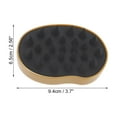 thumbnail image 3 of Unique Bargains 1 Pc Bean Shape Hair Shampoo Brush for Head Massage 3.7"x2.56"x2.68" Gold Tone, 3 of 6