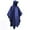 Blue, variant on YUHAOTIN Heavy Duty Lightweight Hooded Rain Ponchos (Unisex)