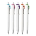 thumbnail image 3 of uniONE Gel Pen, Retractable, Medium 0.7 mm, Fashion Ink-Color Assortment, White Barrel, 5/Pack | Bundle of 5 Packs, 3 of 5