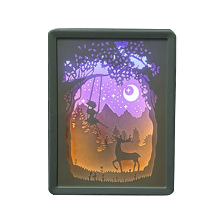

Lamp Shadow Light Lamp And Modeling Carving Valentine S Day 3d Paper Night Lights Boyfriend And Girlfriend Stuff Baby Gadgets Must Have 2022 Night Light for Kids Room Girls Lamp Emergency Flashlights