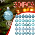 thumbnail image 2 of Christmas Ornaments Christmas Balls 30PCS 1.5in Christmas Balls Ornaments For Xmas Tree Shatterproof Christmas ornaments, 2 of 7