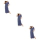 thumbnail image 4 of Qarigey Batas de mujer: favorecedoras y cómodas para el día a día Camisones y camisones de mujer Camisón Ropa de dormir Manga azul M Type1 NO1, 4 of 6