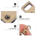 thumbnail image 3 of AURARMLET 5Ud Piezas De Zipper Pullers Metálicos Dorados Para Uso En Ropa Y Equipaje, 3 of 8