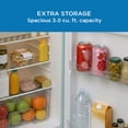 thumbnail image 6 of Avanti Retro Series Compact Refrigerator, Mini-Fridge, 3.0 cu. ft., in Seafoam Green (RMRS31X7G-IS), 6 of 19
