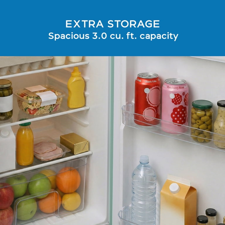 Avanti Retro Series Compact Refrigerator, Mini-Fridge, 3.0 cu. ft