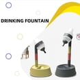 thumbnail image 2 of Methold Botellas de agua de plástico, de comida ajustable, cuenco para beber, accesorios para gatos, comodidad práctica, Base antideslizante, Suministros para gatos Gris oscuro, 2 of 6