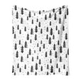 thumbnail image 2 of Fwttom Christmas Blanket, White Xmas Tree Printed Flannel Fleece Blanket, Warm Christmas Throw Blanket for Couch Holiday Decorations Gifts Home Office Sofa Nap, 2 of 7