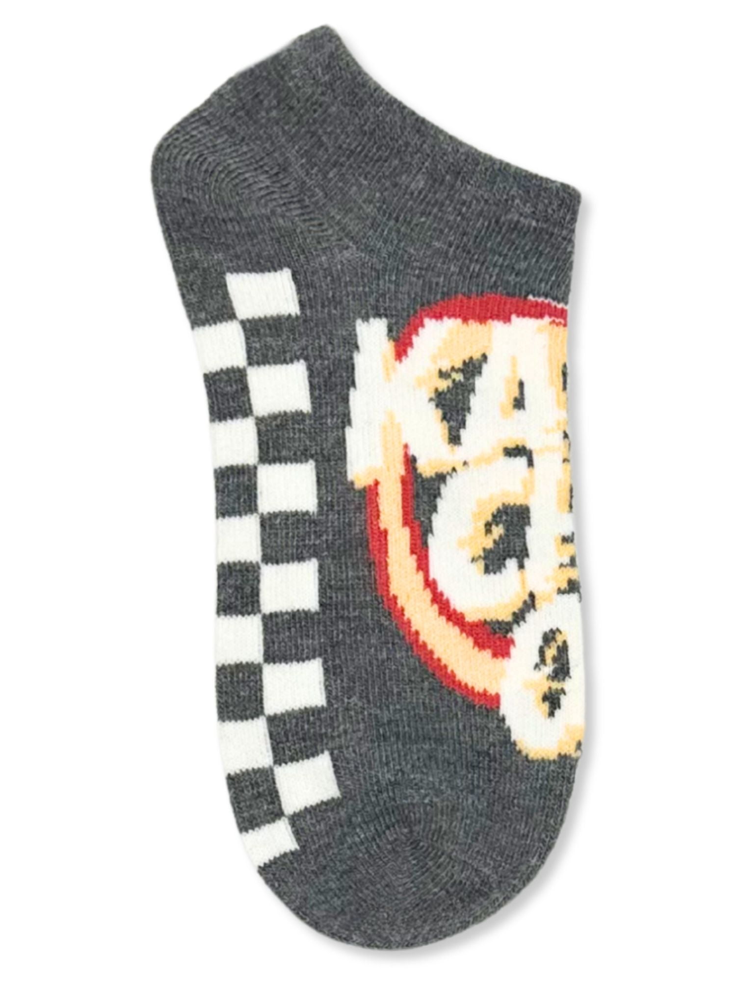 Disney Pixar Cars Boys No-Show Socks, 5-Pack, Sizes S/M -M/L