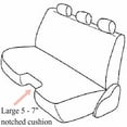 thumbnail image 2 of RealSeatCover Dark Gray Made to Exact Fit 2005 Toyota Tacoma Regular Cab Front Bench 3 Adjustable Headrest Seat Cover, 2 of 3