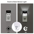thumbnail image 3 of Rocae Cat Meow for 0.5W Plug in Night Light, Dusk to Dawn, Bright Nightlight Auto-On/Off-US, 3 of 7