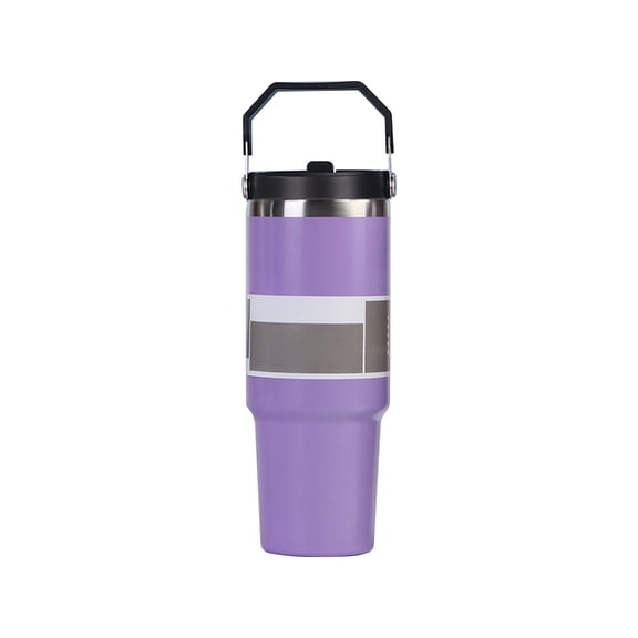 Orangide Portable Car Mug Large Capacity Stainless Steel Insulated Mug - Outdoor Sports Vacuum Insulated for Hot and Cold Drinks with Lid