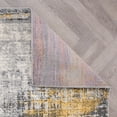 thumbnail image 5 of World Rug Gallery Dublin Contemporary Abstract Indoor Area Rug - Yellow 7'10"x10', 5 of 10