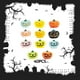 thumbnail image 1 of Mini calabazas de Halloween,Mini calabazas de Halloween Calabazas de resina en miniatura,Decoraciones de calabaza que brillan en la oscuridad luminosas,Calabazas pequeñas para manualidades y, 1 of 8