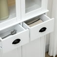 thumbnail image 3 of Xukmct 61" Kitchen Pantry Cabinet with Soft Close Doors and Shelves and 2 Drawers, Freestanding Storage Cabinet for Living Room, Dining Room, White, 3 of 9