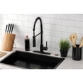 thumbnail image 2 of Gourmetier LS8776DL Concord Single-Handle Deck-Mount Pre-Rinse Kitchen Faucet, Naples Bronze, 2 of 8
