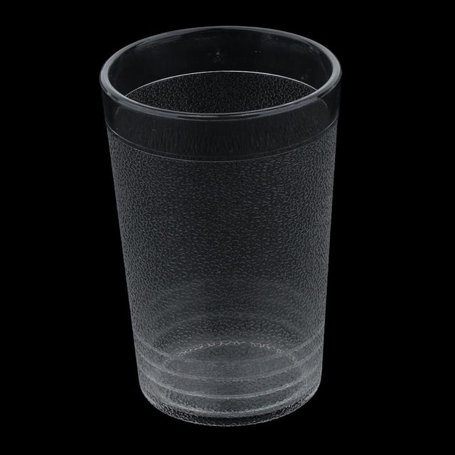 Taza de Cristal Yotijar Vaso de Cerveza de Acrílico Esmerilado Claro Durable Copa de Cerveza de Acrílico