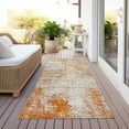 thumbnail image 6 of Addison Rugs Chantille Indoor/Outdoor Transitional Abstract Orange Washable Runner Rug, 2'3" x 7'6", 6 of 6