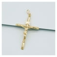 thumbnail image 4 of INRI Jesus Crucifix Cross Pendant Unisex Adult 10K Yellow Gold, All Sizes - Goldum NYC, 4 of 5