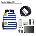 thumbnail image 5 of Travel Backpack For Women/Men Uruguay Flag Carry On Backpack With Laptop Compartment Travel Backpack, 5 of 7