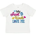 thumbnail image 3 of Inktastic My Aunt and Uncle Love Me with Hearts Boys or Girls Toddler T-Shirt, 3 of 5