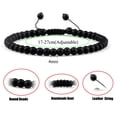 thumbnail image 6 of 4MM Natural Stone Round Beads Bracelet Women Minimalism Adjustable Leather String Bangles Jewelry Men Healing Yoga Pulsera Gift, 6 of 6