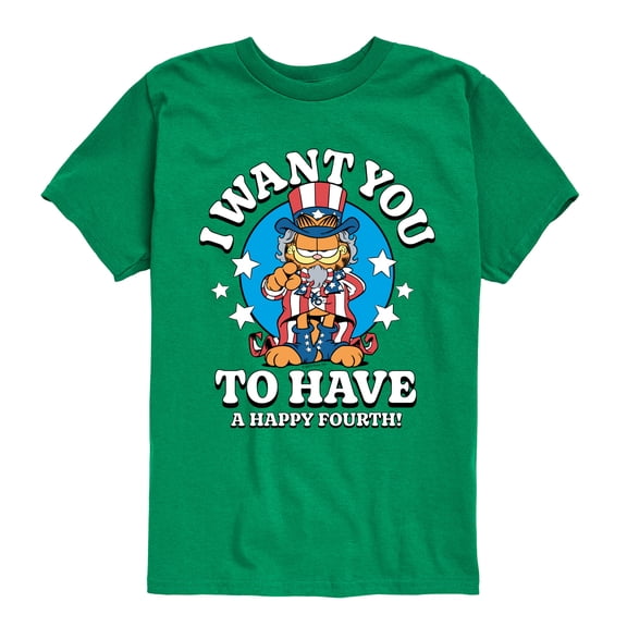 Garfield - Want You To Have A Happy Fourth - Toddler & Youth Short Sleeve Graphic T-Shirt