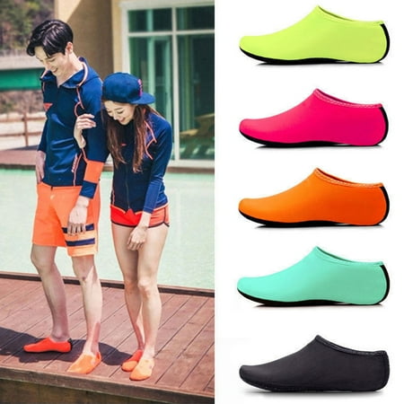 

SPRING PARK Summer Water Diving Sports Shoes Barefoot Quick-Dry Aqua Yoga Scuba Socks Slip-on for Men Women