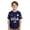 a-Dark Blue30443, variant on Boys Kids Patriotic Crew Neck Waffle Knit T Shirt Short Sleeve USA Logo Flag Print Tee For Independence Day Sports Casual Wear Versatile Top