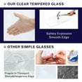 thumbnail image 3 of 9 Pack 8x8 Picture Gallery Wall Frame Set Collage Tabletop Plastic Glass, Black, 3 of 4