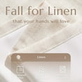 thumbnail image 4 of Curtainking Linen Curtains 96 Inch Length for Living Room Farmhouse Rod Pocket Back Tab Light Filtering Window Drapes with Lined for Bedroom Crude 2 Panels, 4 of 9