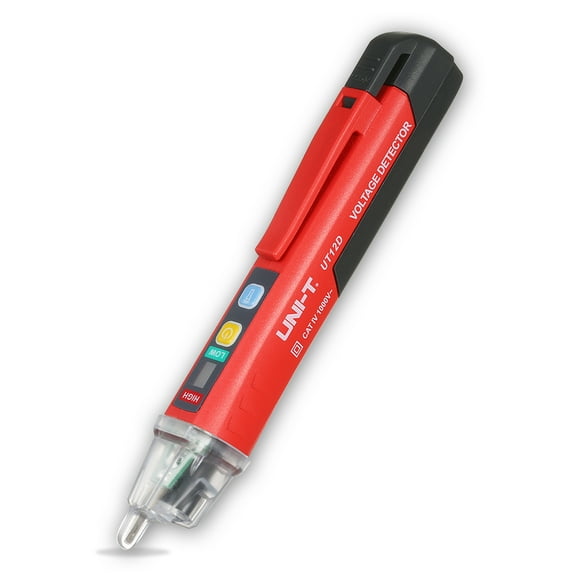 UNI-T Portable Non- AC Voltage Tester Pen Shaped V～Alert Detector with Sound and Light Alarm and LED Flashlight