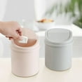 thumbnail image 5 of hot sale Mini Desktop Bin Small Trash Can Tube With Cover Bedroom Trash Can Garbage Can Clean Storage Box Home Desk, 5 of 9
