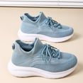 thumbnail image 6 of Toddler Shoes - Kids' High Top Stretch Socks Shoes for Boys and Girls Knit Casual Sports Sneakers Soft Sole Footwear - Boys Shoes,Girls Shoes,Kids Shoes,Color:Light Blue,Size:10-10.5 Years, 6 of 7