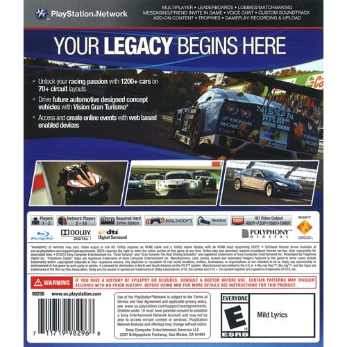 Gran turismo 6 registration code